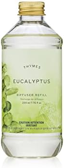Thymes Frasier Fir Reed Diffuser Oil Refill – Home Fragrance Oil for Diffuser – Holiday Reed Diffuser Refill – Just-Cut Forest Oil Scents for Diffuser – Aromatherapy Diffuser Oils Scents (7.75 fl oz)