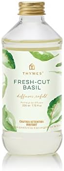 Thymes Frasier Fir Reed Diffuser Oil Refill – Home Fragrance Oil for Diffuser – Holiday Reed Diffuser Refill – Just-Cut Forest Oil Scents for Diffuser – Aromatherapy Diffuser Oils Scents (7.75 fl oz)