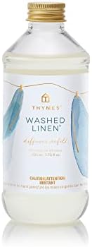 Thymes Frasier Fir Reed Diffuser Oil Refill – Home Fragrance Oil for Diffuser – Holiday Reed Diffuser Refill – Just-Cut Forest Oil Scents for Diffuser – Aromatherapy Diffuser Oils Scents (7.75 fl oz)