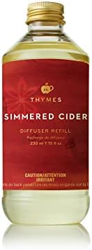 Thymes Frasier Fir Reed Diffuser Oil Refill – Home Fragrance Oil for Diffuser – Holiday Reed Diffuser Refill – Just-Cut Forest Oil Scents for Diffuser – Aromatherapy Diffuser Oils Scents (7.75 fl oz)