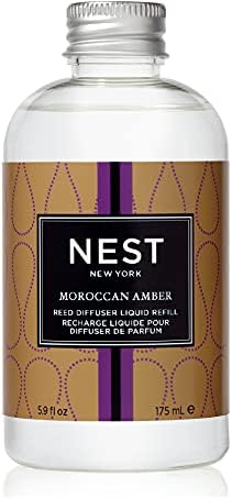 NEST Fragrances Moroccan Amber Reed Diffuser Liquid Refill 5.9 Fl Oz (Pack of 1)