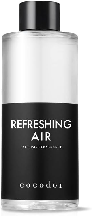COCODOR Reed Diffuser Oil Refill/White Jasmine/6.7oz(200ml)/1 Pack/Aroma therapy, Home Fragrance, Scented Oils, Oils for Reed Diffuser, Office Décor, Decoration