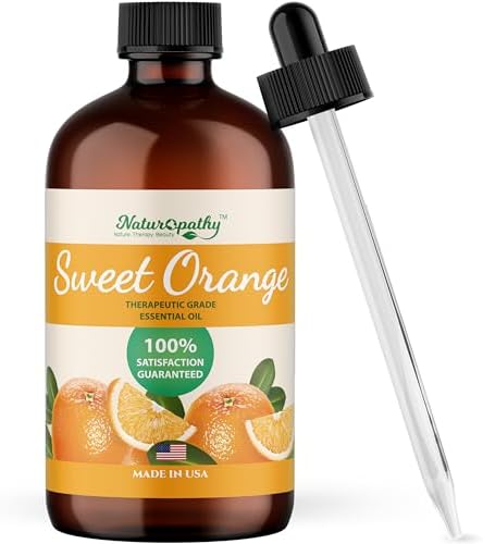 Naturopathy Peppermint Essential Oil, Natural Therapeutic Grade, Premium Quality Peppermint Oil, 4 fl. Oz - Perfect for Aromatherapy and Relaxation