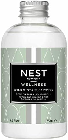 NEST New York Wild Mint & Eucalyptus Reed Diffuser Liquid Refill