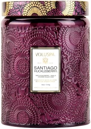 Voluspa Goji Tarocco Orange, Large Candle Jar, 18 oz, 100 Hour Burn Time, All Natural Wicks and Coconut Wax for Clean Burning, Vegan, Poured in the USA