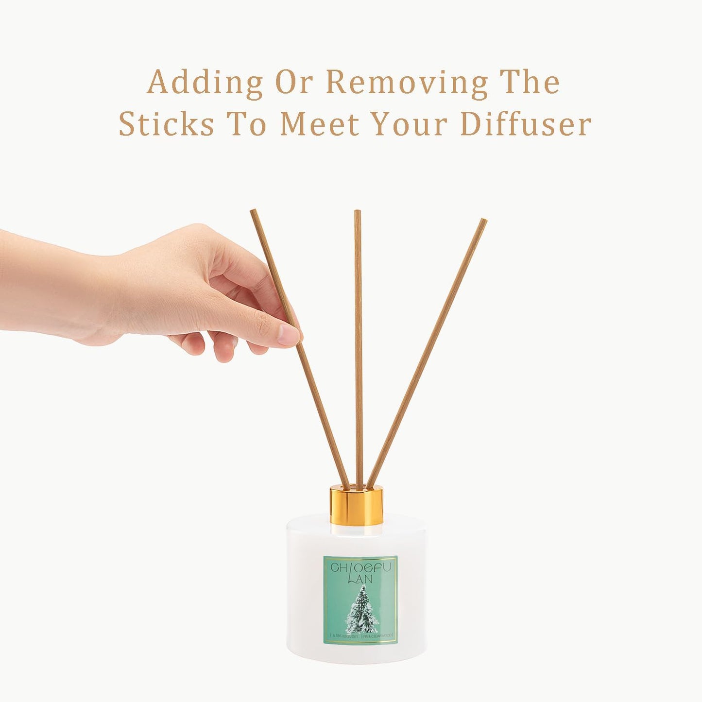Chloefu LAN Hotel Scented Oil Diffuser Refill 7.05 oz Natural Essential Scented Oil - Best for Aromatherapy, SPA and Home, 0% Alcohol, Unique Blend to Promote Sleep & Relieve Stress