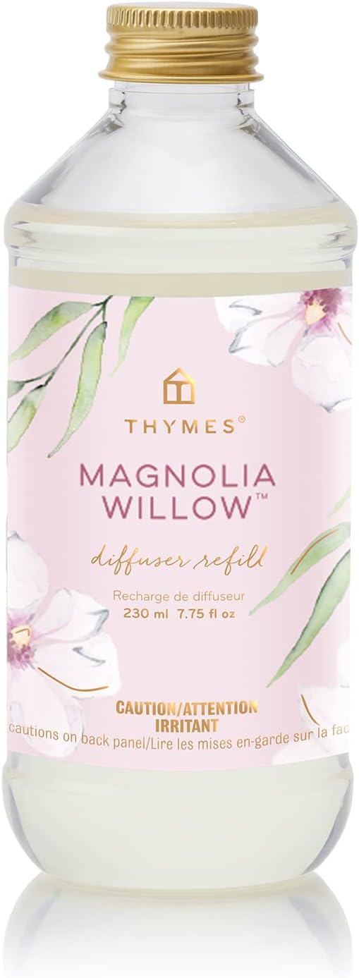 Thymes Frasier Fir Reed Diffuser Oil Refill – Home Fragrance Oil for Diffuser – Holiday Reed Diffuser Refill – Just-Cut Forest Oil Scents for Diffuser – Aromatherapy Diffuser Oils Scents (7.75 fl oz)