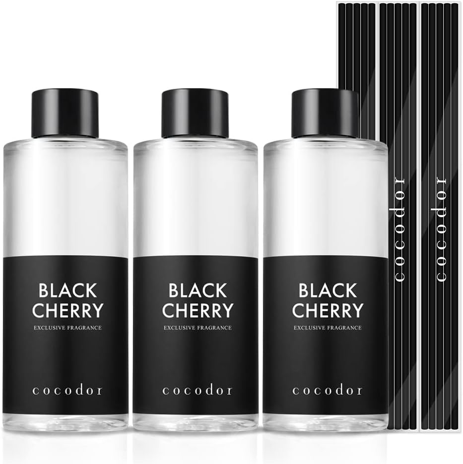 COCODOR Reed Diffuser Oil Refill/White Jasmine/6.7oz(200ml)/1 Pack/Aroma therapy, Home Fragrance, Scented Oils, Oils for Reed Diffuser, Office Décor, Decoration