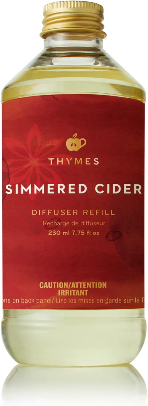 Thymes Frasier Fir Reed Diffuser Oil Refill – Home Fragrance Oil for Diffuser – Holiday Reed Diffuser Refill – Just-Cut Forest Oil Scents for Diffuser – Aromatherapy Diffuser Oils Scents (7.75 fl oz)