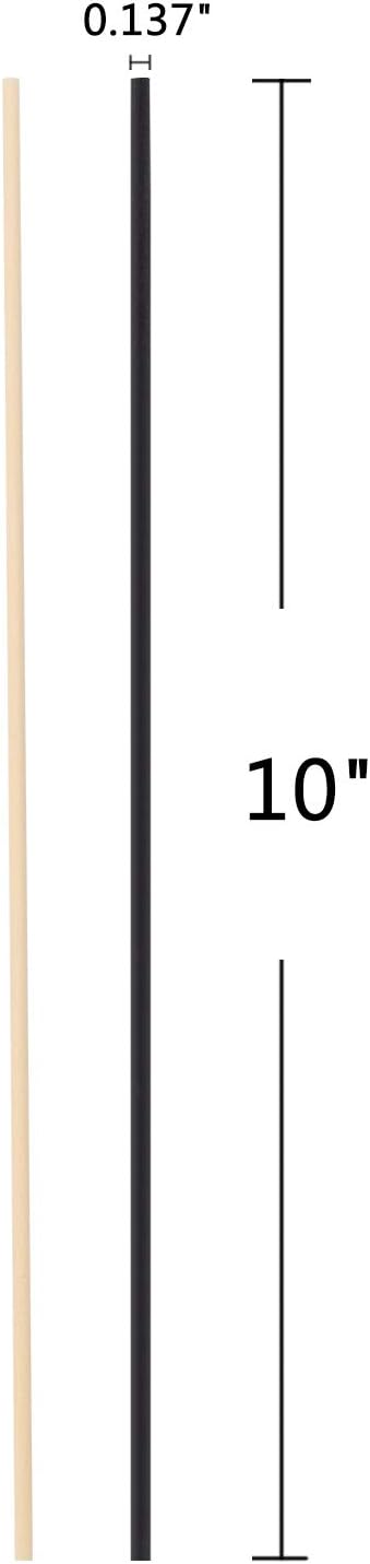 HOSSIAN 100PCS Reed Diffuser Sticks-Natural Rattan Wood Sticks Reed diffusers-Reed Sticks-Replacement for Aroma Fragrance reeds for Essential Oil Diffusers Refills