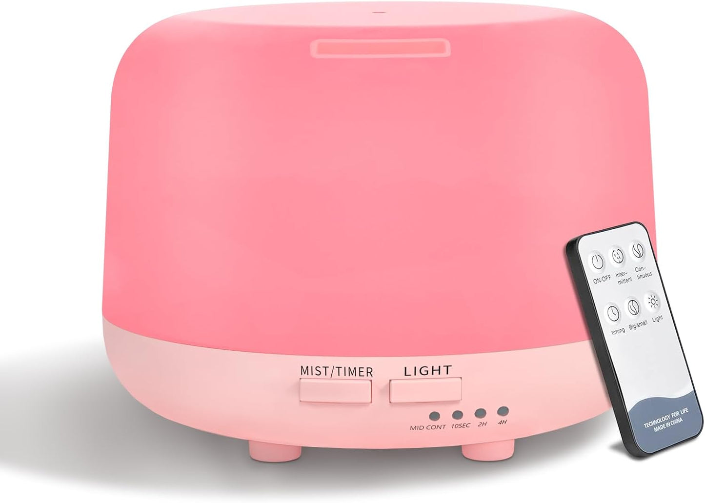 SPLITSKY Aromatherapy Essential Oil Home Diffuser with Remote Control, 300ML Large Room Cool Mist Air Humidifier, 8 Hours Quiet Operation, Timer, 7 Colors LED Night Night,Suitable Home,Yoga.