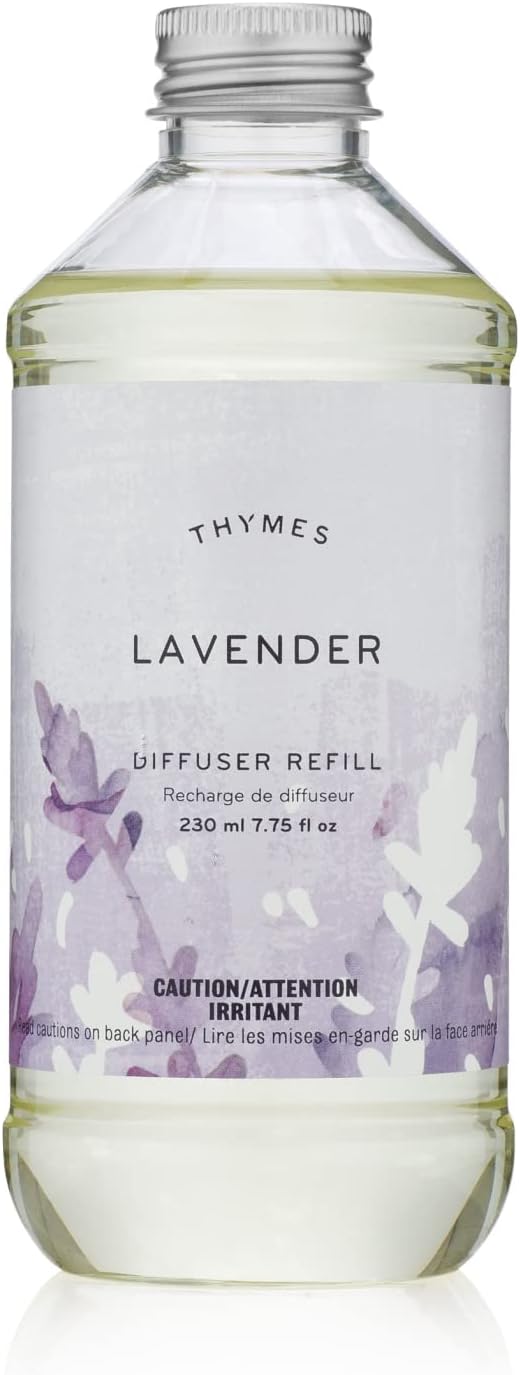 Thymes Frasier Fir Reed Diffuser Oil Refill – Home Fragrance Oil for Diffuser – Holiday Reed Diffuser Refill – Just-Cut Forest Oil Scents for Diffuser – Aromatherapy Diffuser Oils Scents (7.75 fl oz)