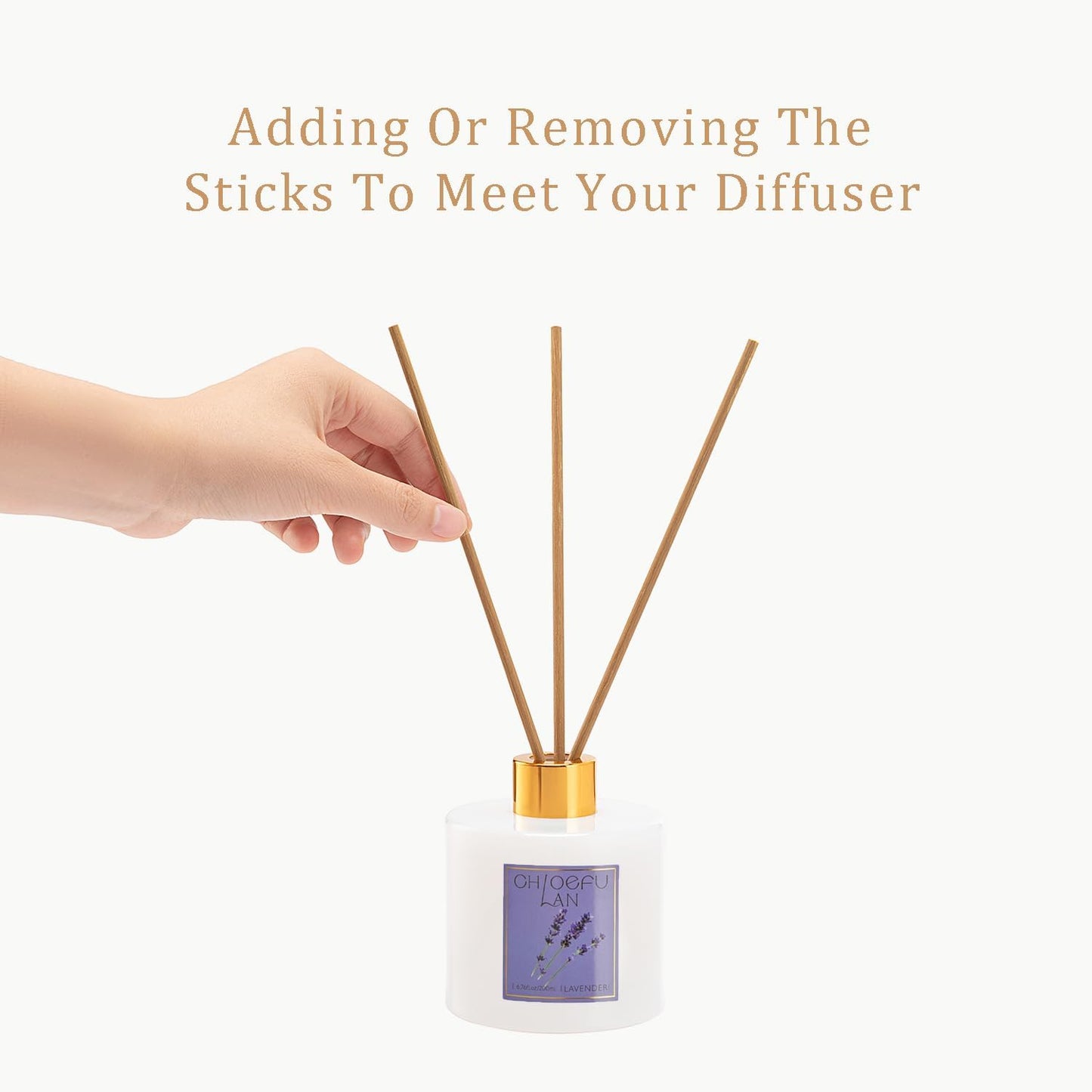 Chloefu LAN Hotel Scented Oil Diffuser Refill 7.05 oz Natural Essential Scented Oil - Best for Aromatherapy, SPA and Home, 0% Alcohol, Unique Blend to Promote Sleep & Relieve Stress