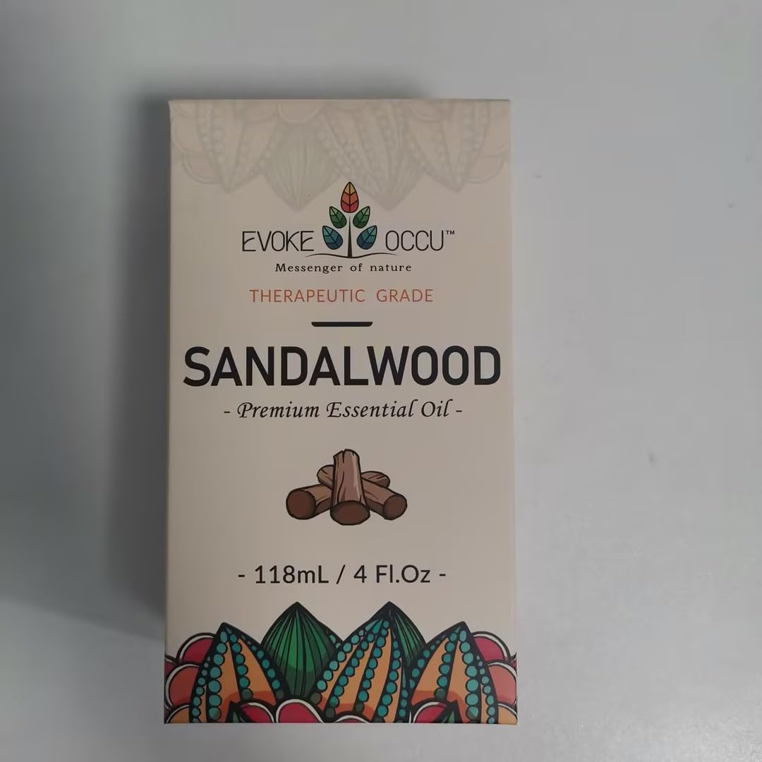 EVOKE OCCU 4 Fl Oz Vanilla Essential Oil, Pure Vanilla Oil for Diffuser, Skin, Humidifier and Relaxation - 118ML