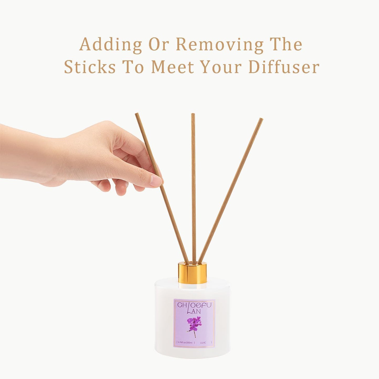 Chloefu LAN Hotel Scented Oil Diffuser Refill 7.05 oz Natural Essential Scented Oil - Best for Aromatherapy, SPA and Home, 0% Alcohol, Unique Blend to Promote Sleep & Relieve Stress