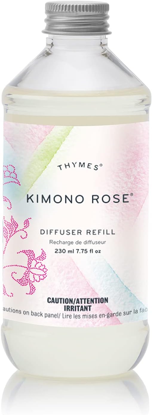 Thymes Frasier Fir Reed Diffuser Oil Refill – Home Fragrance Oil for Diffuser – Holiday Reed Diffuser Refill – Just-Cut Forest Oil Scents for Diffuser – Aromatherapy Diffuser Oils Scents (7.75 fl oz)