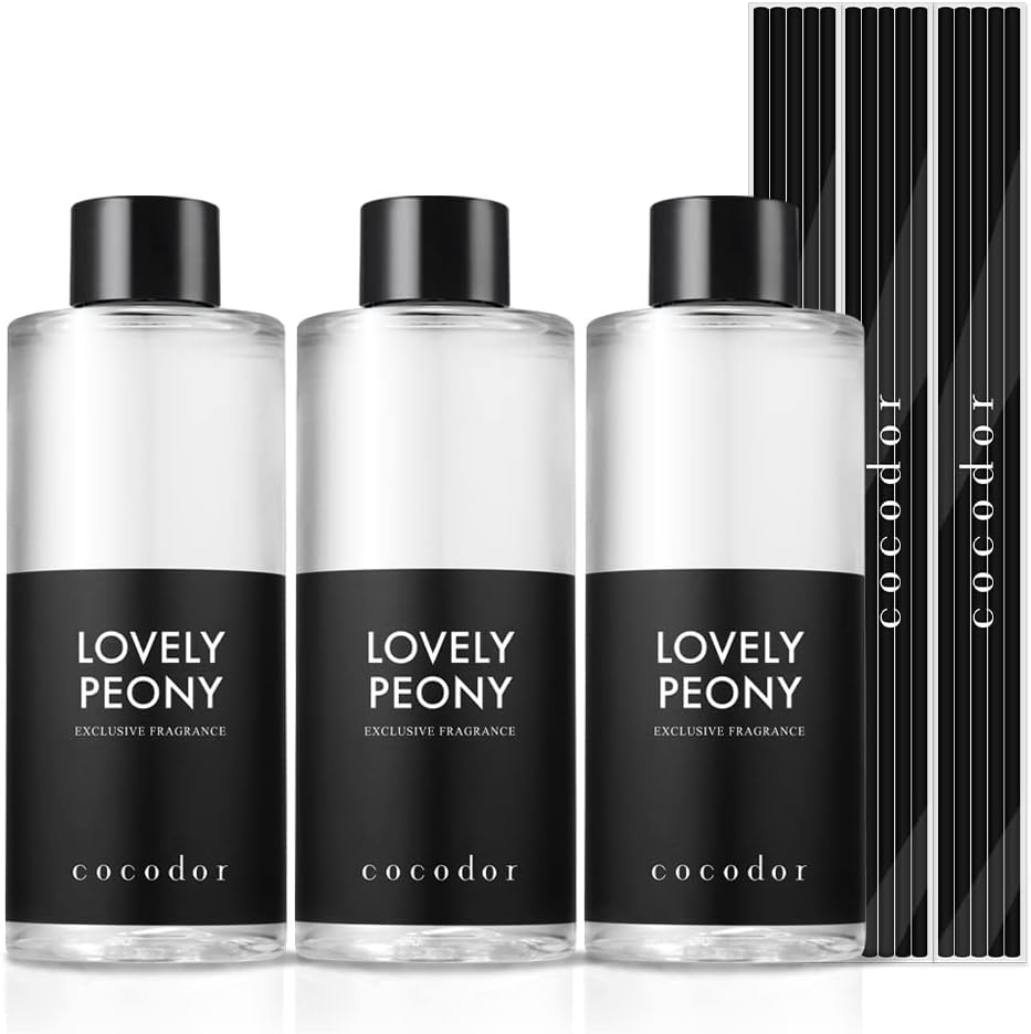 COCODOR Reed Diffuser Oil Refill/White Jasmine/6.7oz(200ml)/1 Pack/Aroma therapy, Home Fragrance, Scented Oils, Oils for Reed Diffuser, Office Décor, Decoration