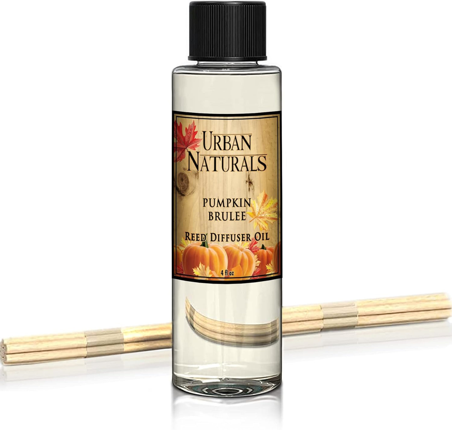 Urban Naturals Eucalyptus & Sage Oil Reed Diffuser Refill | Eucalyptus, Sage, Mint, Lime and Cedarwood| Includes a Free Set of Reed Sticks! 4 oz