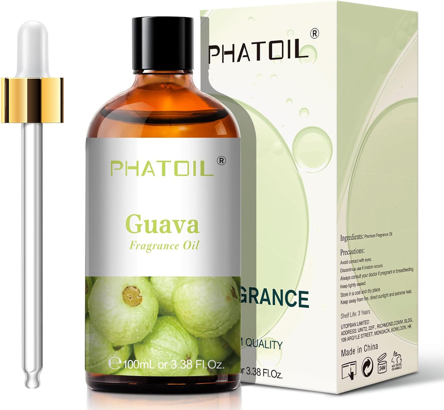 PHATOIL 3.38 FL.OZ Coconut & Vanilla Fragrance Oils for Aromatherapy, Essential Oils for Diffusers for Home, Perfect for Diffuser, Yoga, DIY Candle and Soap Making - 100ml