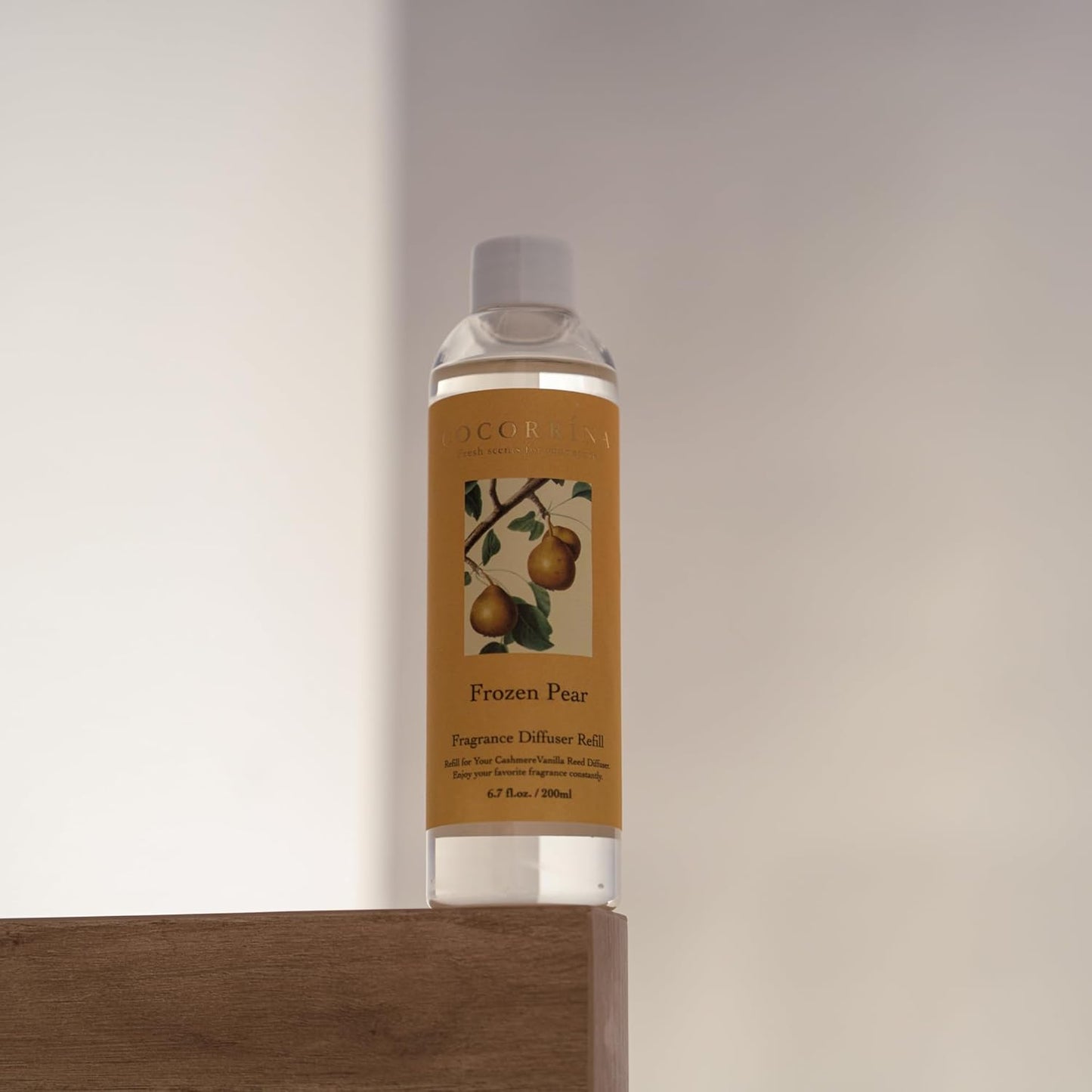 COCORRÍNA Reed Diffuser Refill - Cashmere Vanilla 6.7 oz. Scented Oil for Reed Diffuser Home Fragrance for Bedroom, Bathroom Home Decor