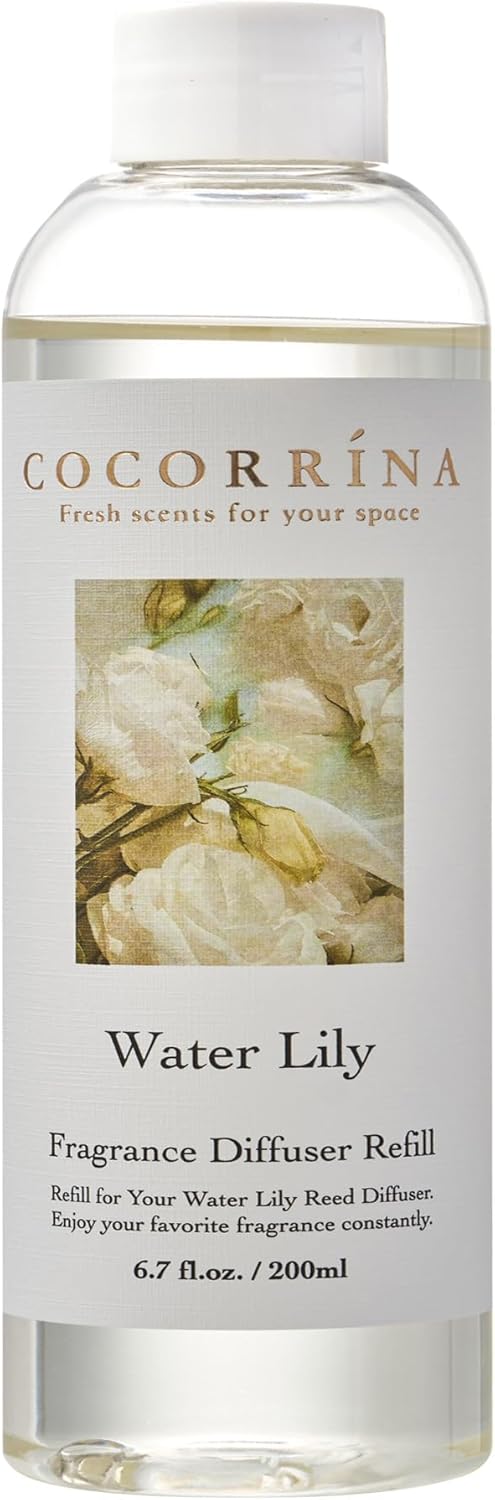 COCORRÍNA Reed Diffuser Refill - Cashmere Vanilla 6.7 oz. Scented Oil for Reed Diffuser Home Fragrance for Bedroom, Bathroom Home Decor