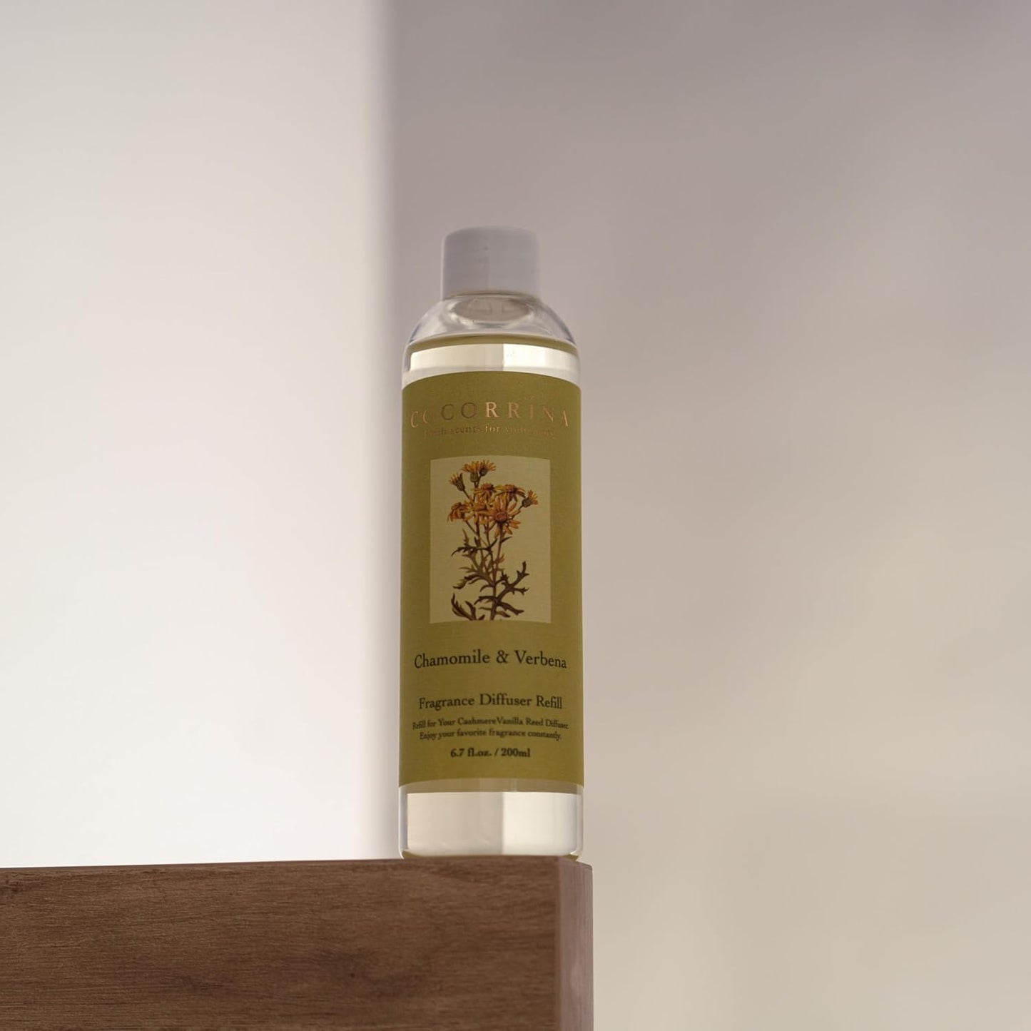 COCORRÍNA Reed Diffuser Refill - Cashmere Vanilla 6.7 oz. Scented Oil for Reed Diffuser Home Fragrance for Bedroom, Bathroom Home Decor