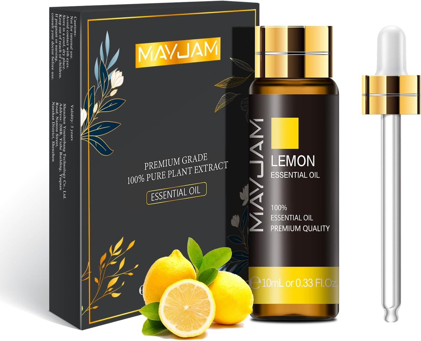 MAYJAM Essential Oil for Diffusers, Essential Oil with Premium Glass Dropper