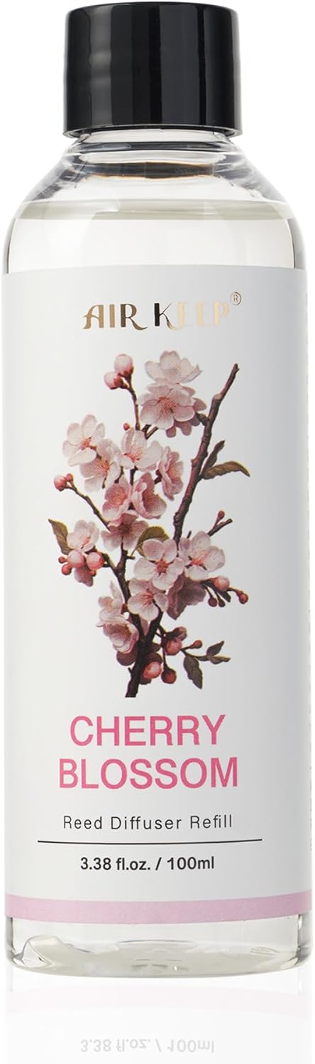Airkeep Reed Diffuser Oil Refill/Clean Linen/3.38oz(100ml/1 Pack/Scented Oil Refill for Reed Diffuser Home Fragrance for Bedroom, Bathroom Office Home Decor