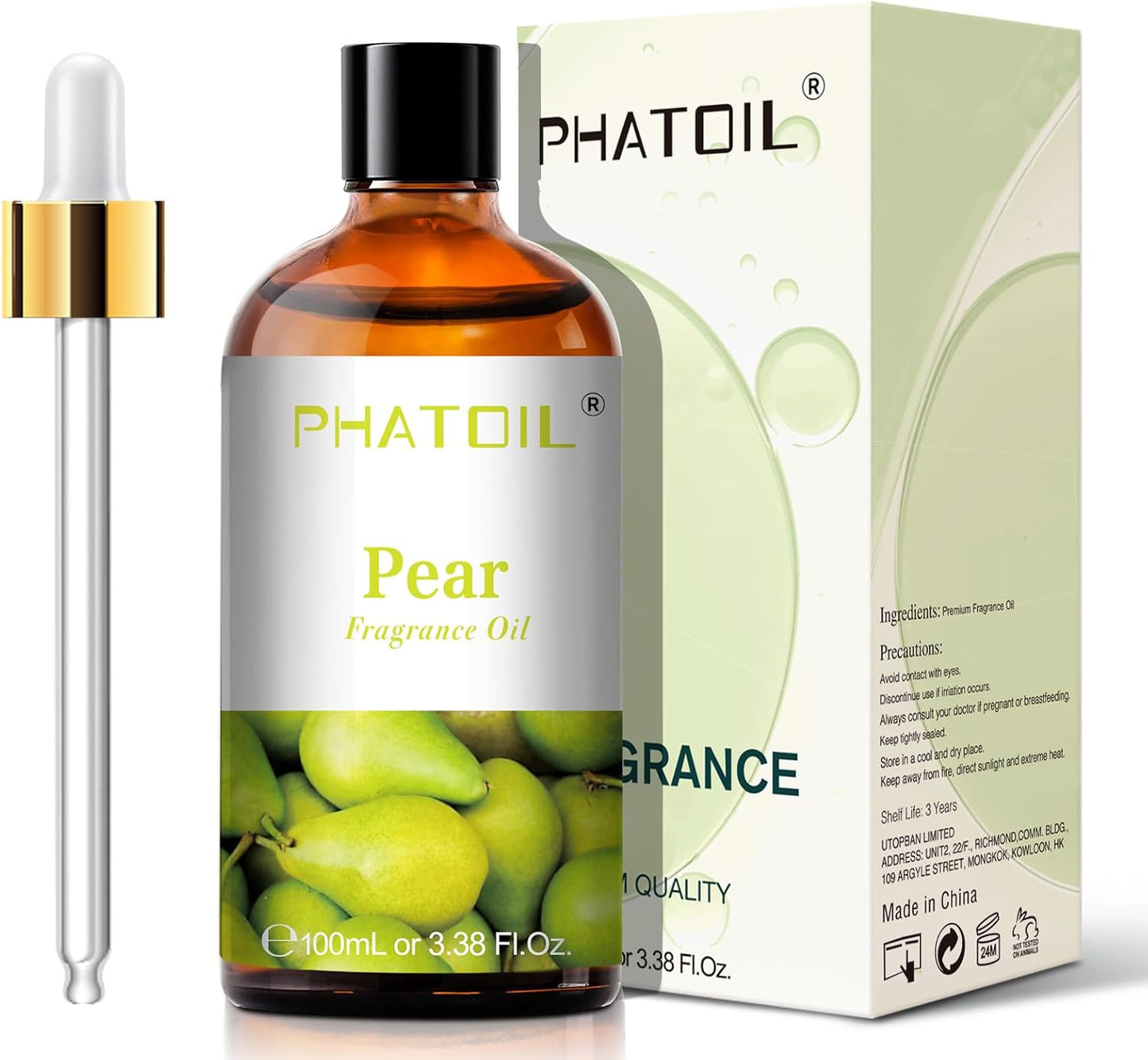 PHATOIL 3.38 FL.OZ Coconut & Vanilla Fragrance Oils for Aromatherapy, Essential Oils for Diffusers for Home, Perfect for Diffuser, Yoga, DIY Candle and Soap Making - 100ml