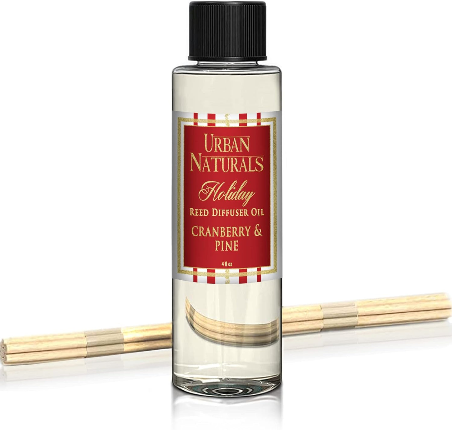 Urban Naturals Eucalyptus & Sage Oil Reed Diffuser Refill | Eucalyptus, Sage, Mint, Lime and Cedarwood| Includes a Free Set of Reed Sticks! 4 oz