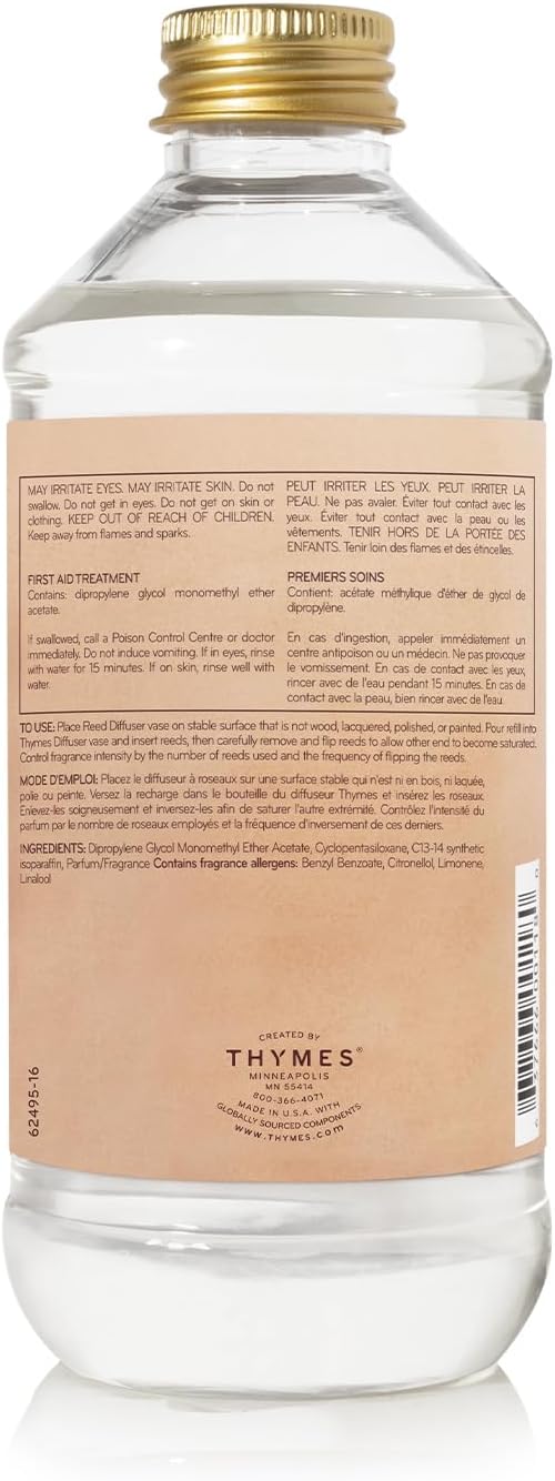 Thymes Frasier Fir Reed Diffuser Oil Refill – Home Fragrance Oil for Diffuser – Holiday Reed Diffuser Refill – Just-Cut Forest Oil Scents for Diffuser – Aromatherapy Diffuser Oils Scents (7.75 fl oz)