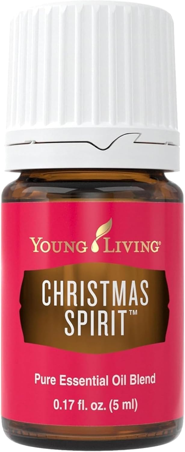 Young Living Christmas Spirit Essential Oil | Use with Essential Oil Diffuser | Add to Spray Bottle to Spritz on Christmas Tree, Clothes, or The Home | Perfect Home Essentials for The Holidays