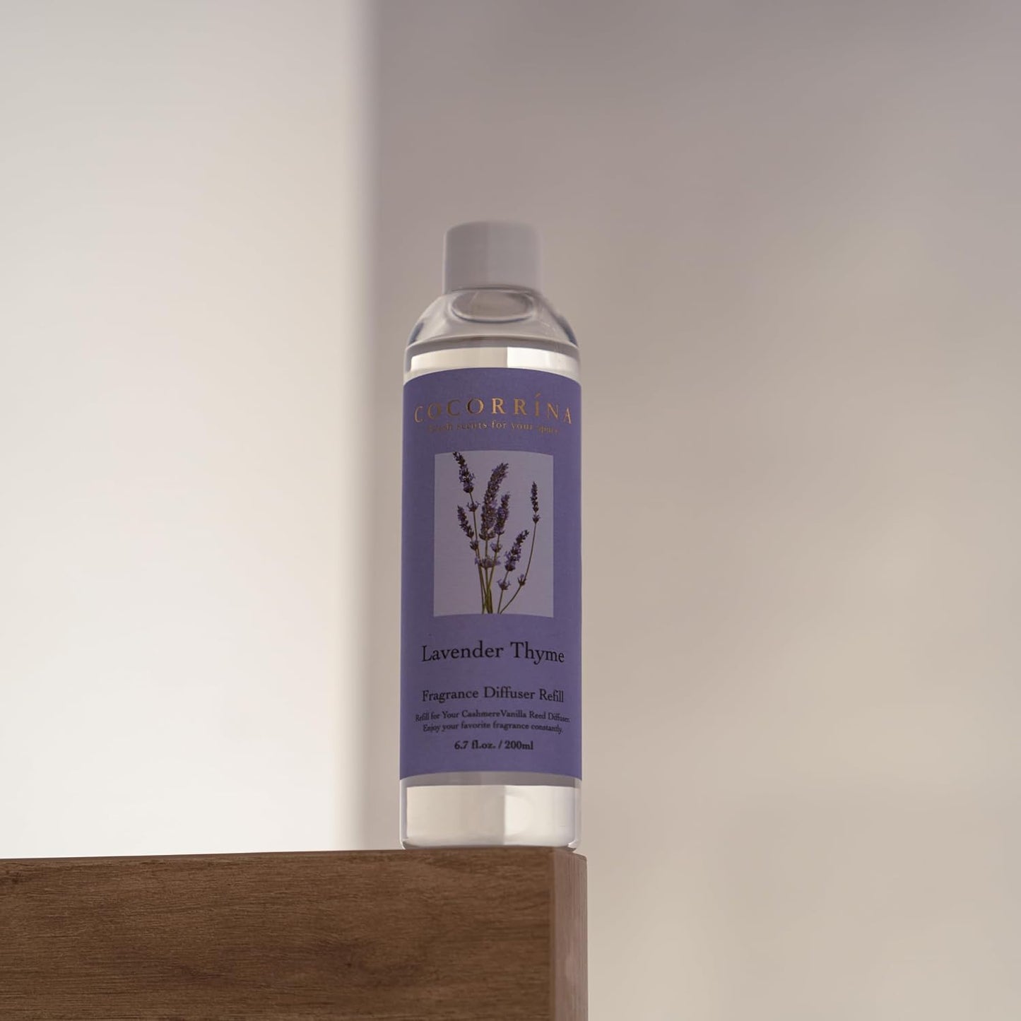 COCORRÍNA Reed Diffuser Refill - Cashmere Vanilla 6.7 oz. Scented Oil for Reed Diffuser Home Fragrance for Bedroom, Bathroom Home Decor