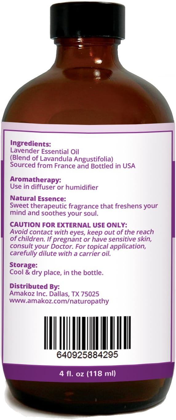 Naturopathy Peppermint Essential Oil, Natural Therapeutic Grade, Premium Quality Peppermint Oil, 4 fl. Oz - Perfect for Aromatherapy and Relaxation