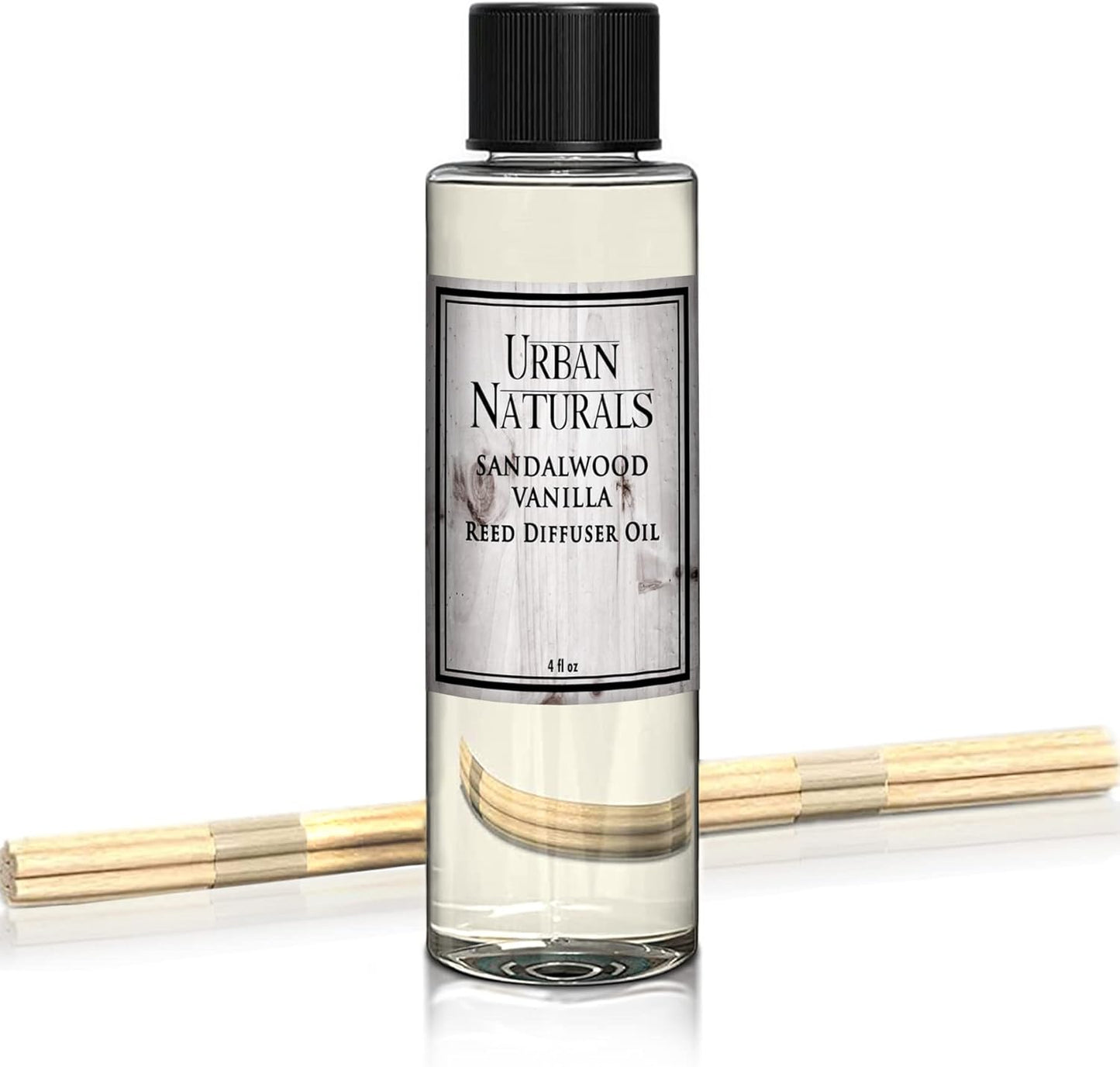 Urban Naturals Eucalyptus & Sage Oil Reed Diffuser Refill | Eucalyptus, Sage, Mint, Lime and Cedarwood| Includes a Free Set of Reed Sticks! 4 oz