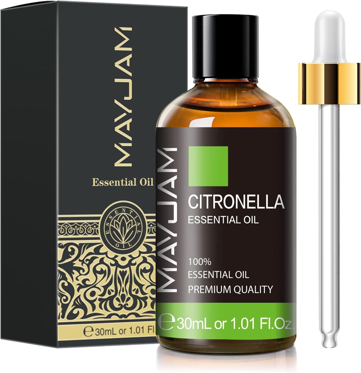 MAYJAM Essential Oil for Diffusers, Essential Oil with Premium Glass Dropper