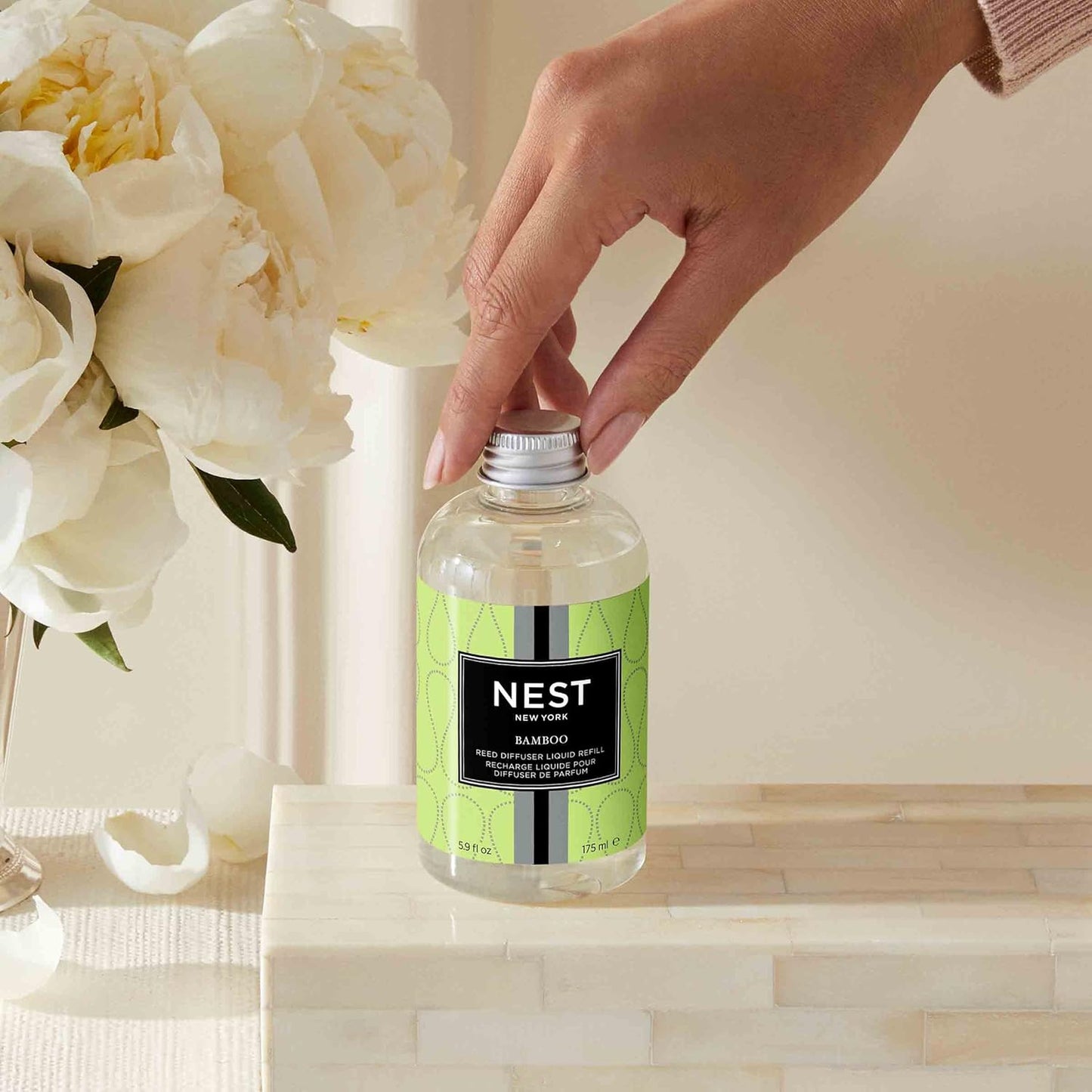 NEST Fragrances Moroccan Amber Reed Diffuser Liquid Refill 5.9 Fl Oz (Pack of 1)