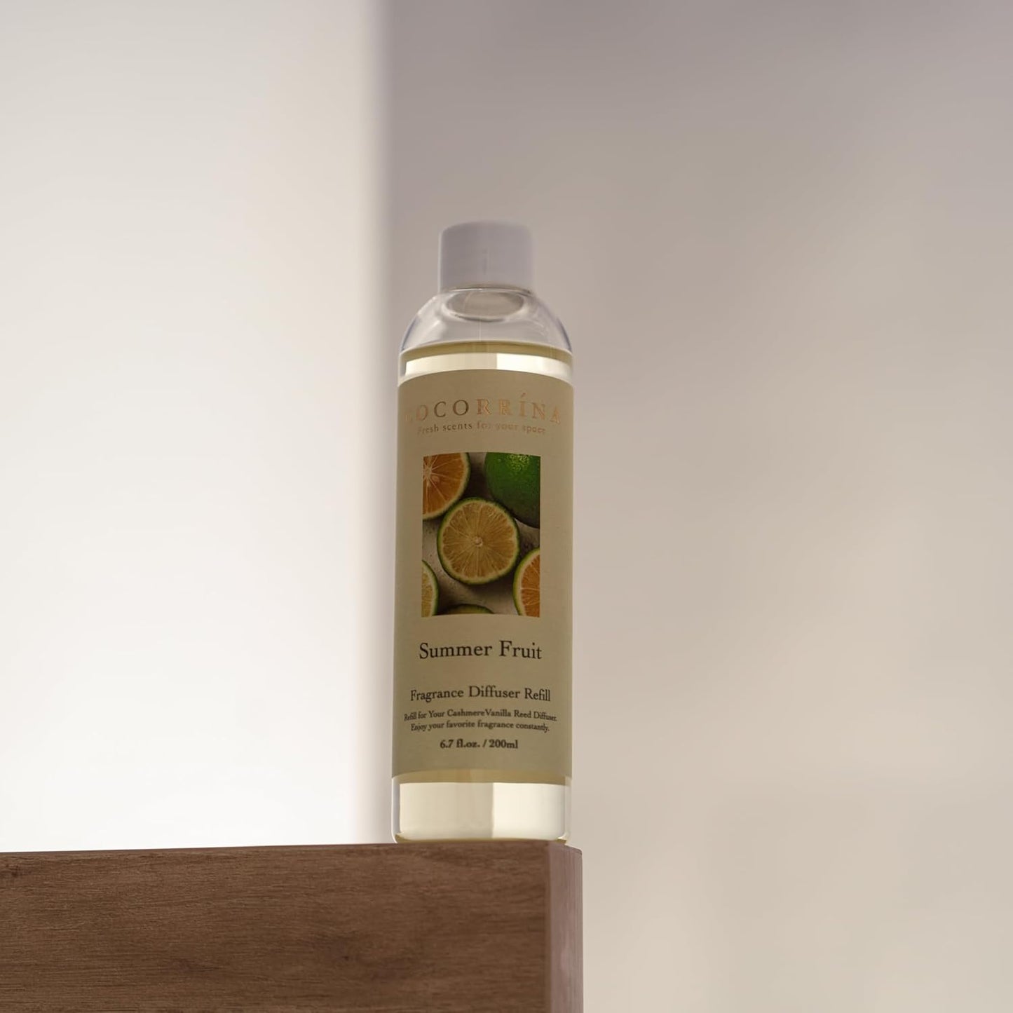COCORRÍNA Reed Diffuser Refill - Cashmere Vanilla 6.7 oz. Scented Oil for Reed Diffuser Home Fragrance for Bedroom, Bathroom Home Decor