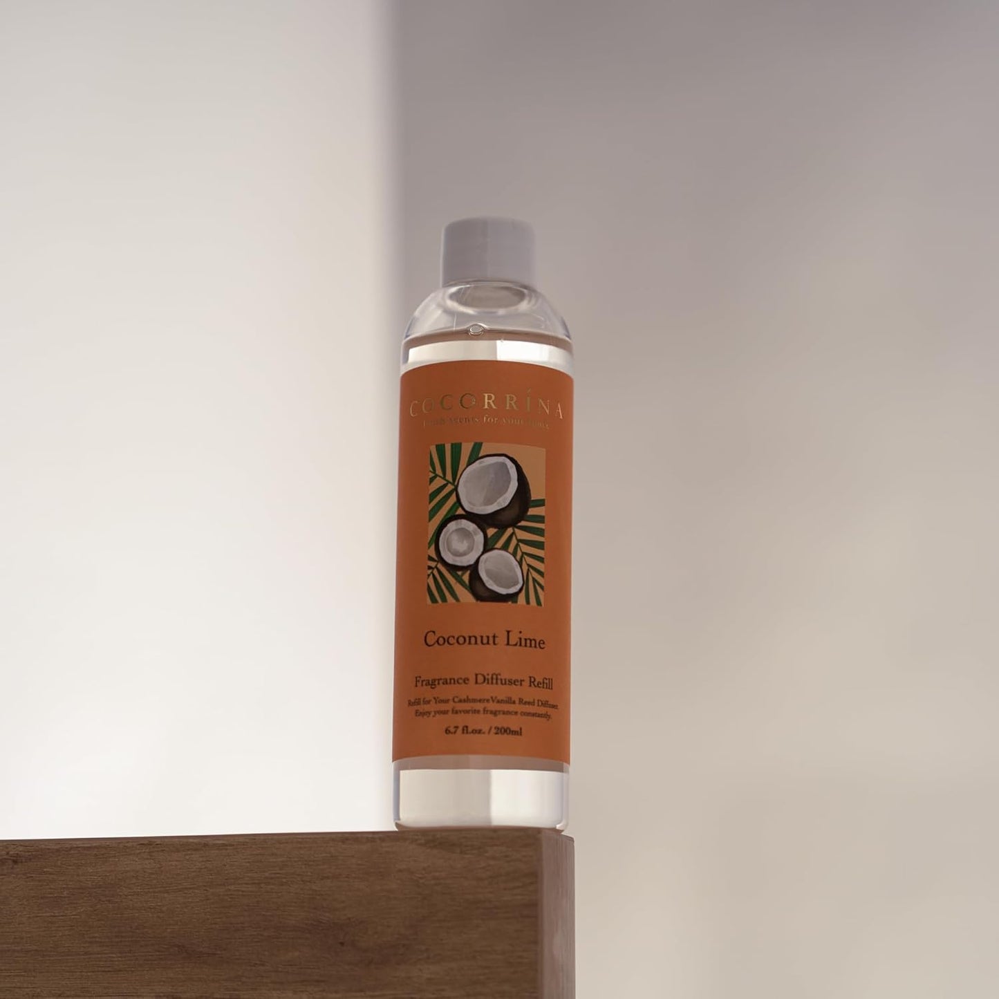 COCORRÍNA Reed Diffuser Refill - Cashmere Vanilla 6.7 oz. Scented Oil for Reed Diffuser Home Fragrance for Bedroom, Bathroom Home Decor