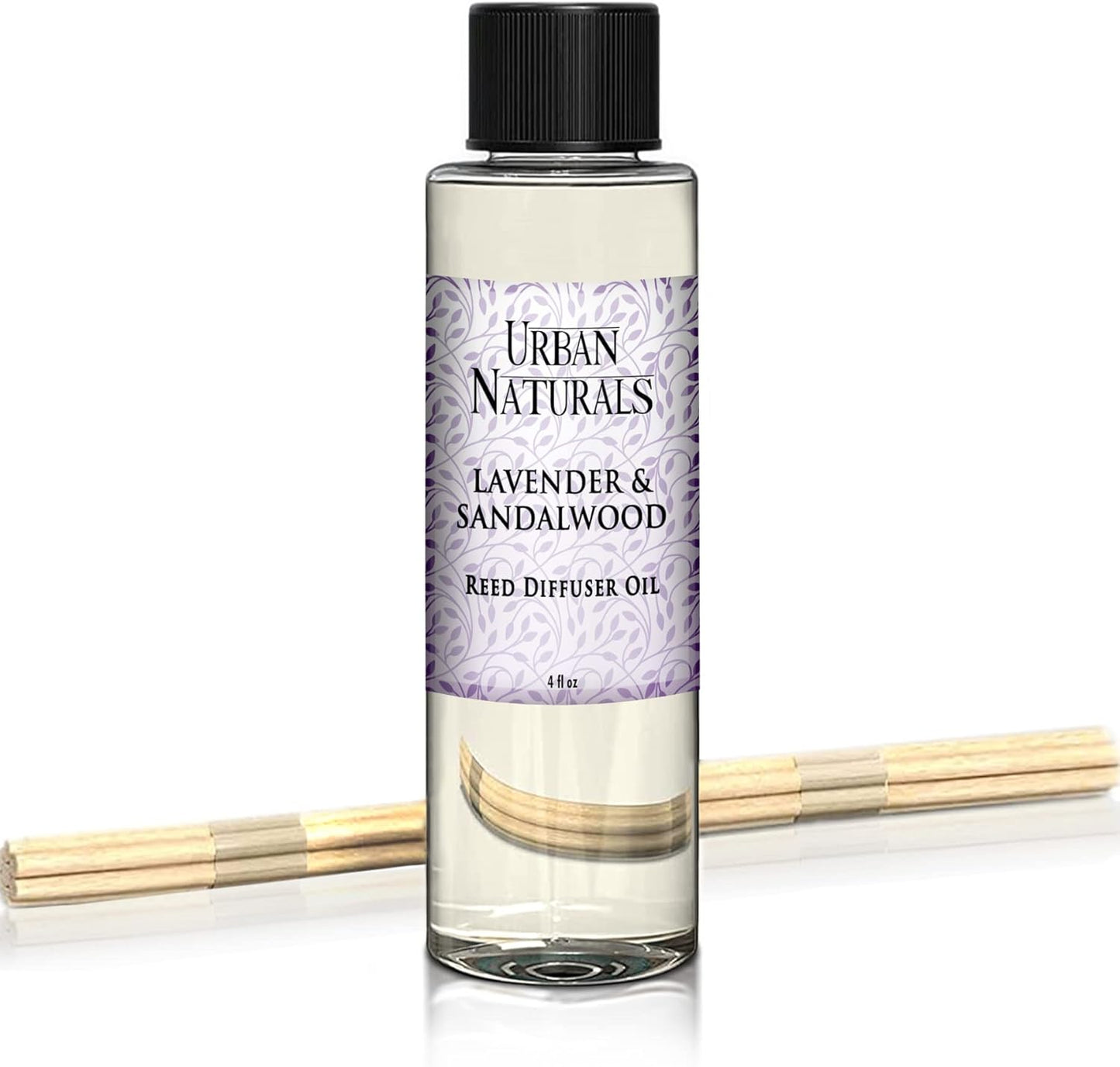 Urban Naturals Eucalyptus & Sage Oil Reed Diffuser Refill | Eucalyptus, Sage, Mint, Lime and Cedarwood| Includes a Free Set of Reed Sticks! 4 oz