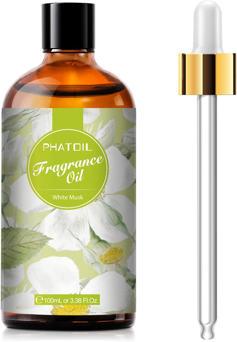 PHATOIL 3.38 FL.OZ Coconut & Vanilla Fragrance Oils for Aromatherapy, Essential Oils for Diffusers for Home, Perfect for Diffuser, Yoga, DIY Candle and Soap Making - 100ml
