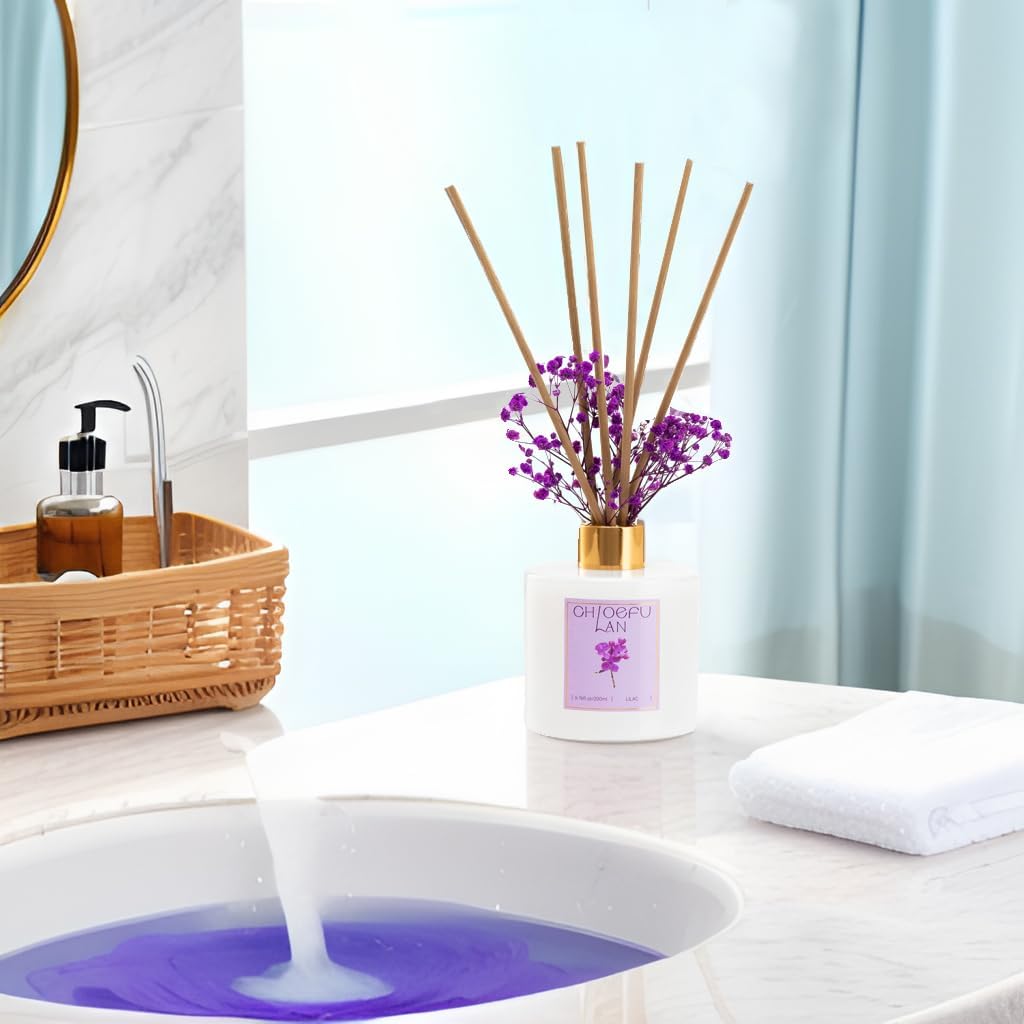 Chloefu LAN Hotel Scented Oil Diffuser Refill 7.05 oz Natural Essential Scented Oil - Best for Aromatherapy, SPA and Home, 0% Alcohol, Unique Blend to Promote Sleep & Relieve Stress