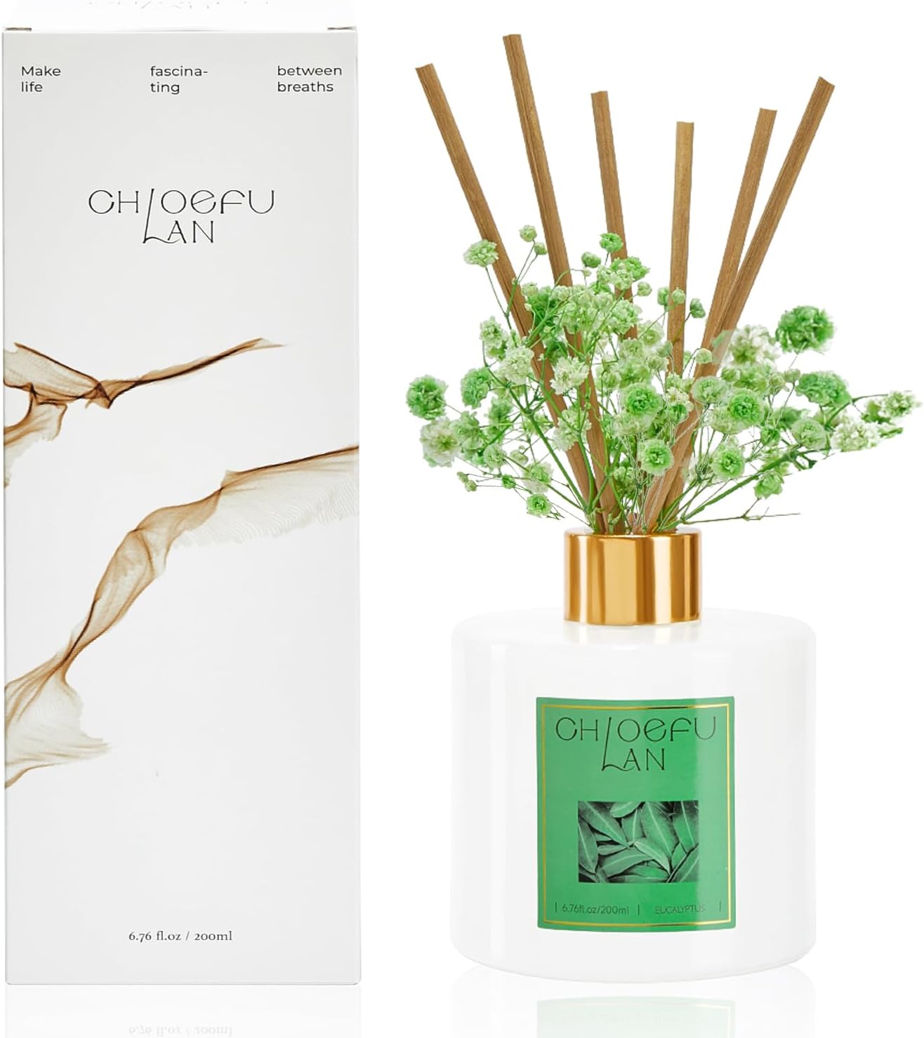 Chloefu LAN Hotel Scented Oil Diffuser Refill 7.05 oz Natural Essential Scented Oil - Best for Aromatherapy, SPA and Home, 0% Alcohol, Unique Blend to Promote Sleep & Relieve Stress