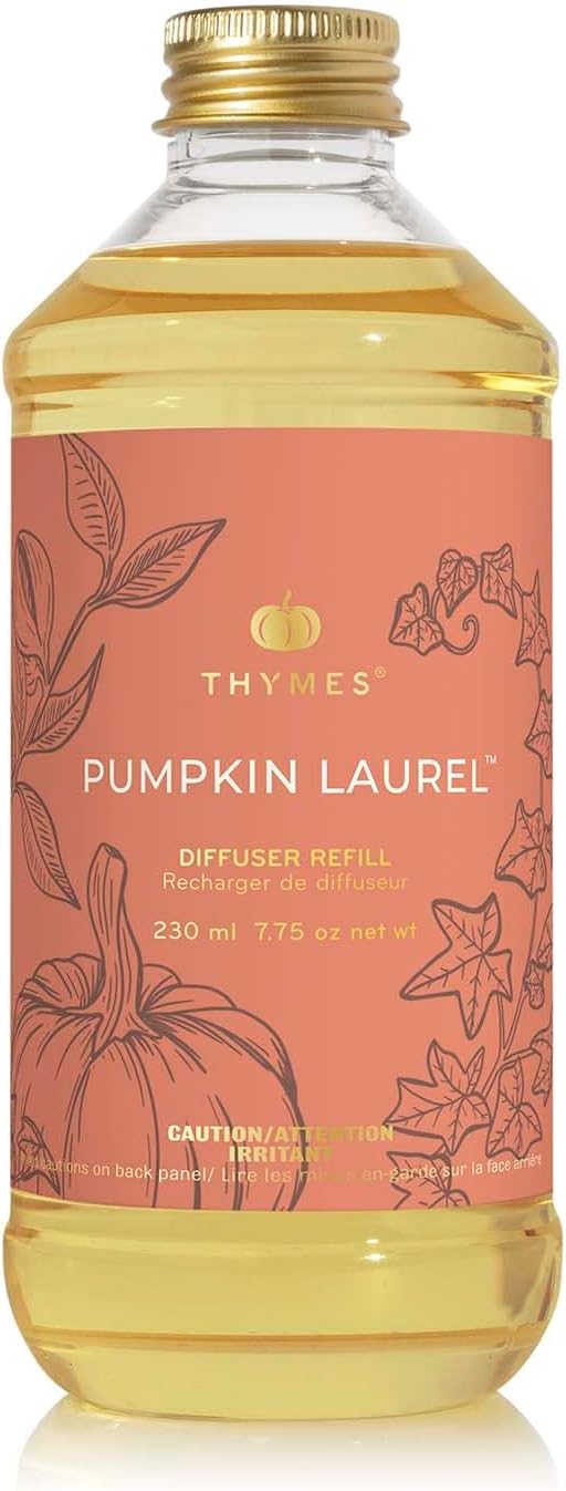 Thymes Frasier Fir Reed Diffuser Oil Refill – Home Fragrance Oil for Diffuser – Holiday Reed Diffuser Refill – Just-Cut Forest Oil Scents for Diffuser – Aromatherapy Diffuser Oils Scents (7.75 fl oz)