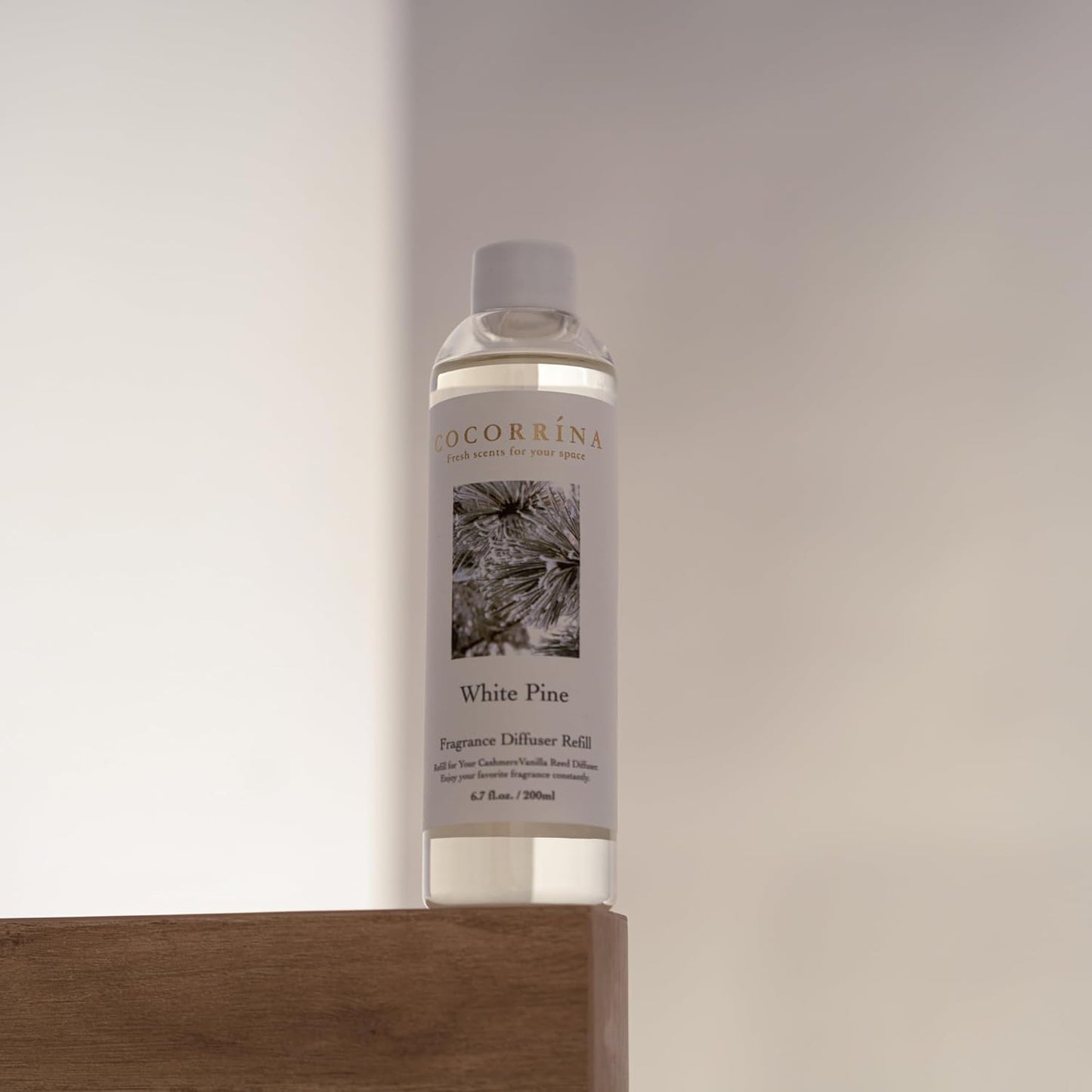 COCORRÍNA Reed Diffuser Refill - Cashmere Vanilla 6.7 oz. Scented Oil for Reed Diffuser Home Fragrance for Bedroom, Bathroom Home Decor