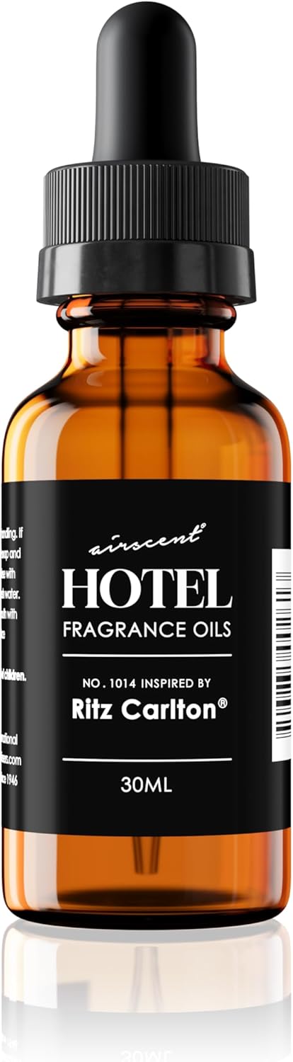 Hotel Diffuser Oil Inspired by The Ritz Carlton Hotel Scent - No. 1014 - AirScent Essential Oil Blend - Fragrance Oil Dropper Bottle for Aromatherapy Diffusers