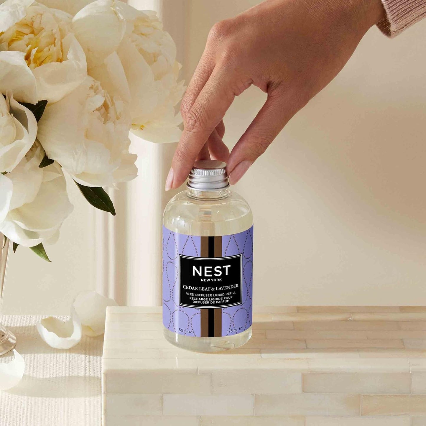 NEST Fragrances Moroccan Amber Reed Diffuser Liquid Refill 5.9 Fl Oz (Pack of 1)