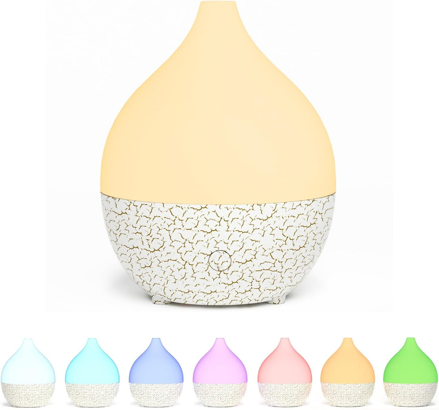 SALKING Essential Oil Diffuser, 100ml Small Aromatherapy Diffuser with Auto Shut-Off Function, Ultrasonic Diffusers for Essential Oils, Cool Mist Humidifier with Warm White Lights, for Office Home