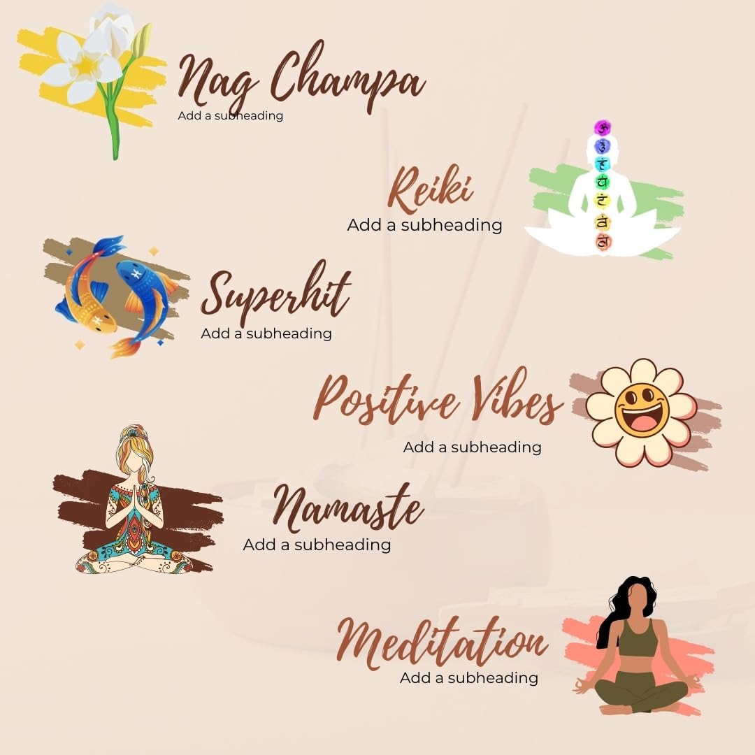 Satya Premium Mix Assorted Incense Sticks Set of 12 Pack | for Meditation, Aromatherapy, Healing, Yoga, Positivity and Relaxation | 180 Sticks (12Packs X 15Sticks)