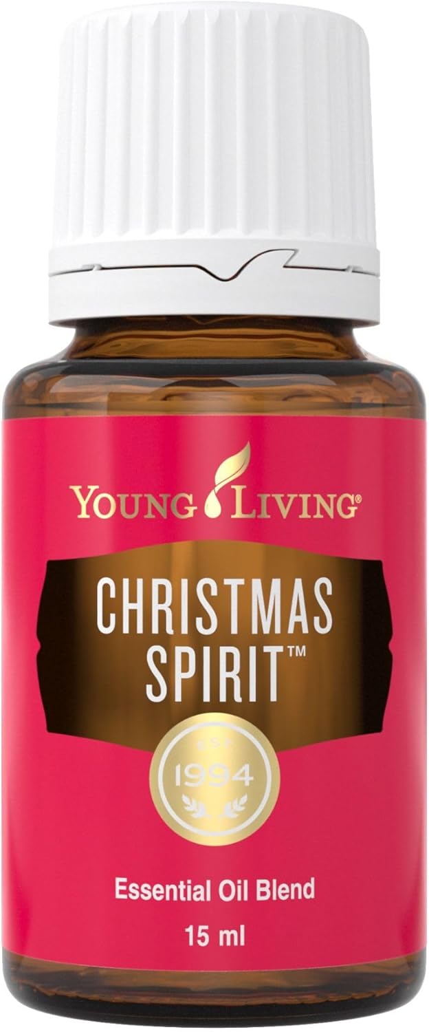 Young Living Christmas Spirit Essential Oil | Use with Essential Oil Diffuser | Add to Spray Bottle to Spritz on Christmas Tree, Clothes, or The Home | Perfect Home Essentials for The Holidays